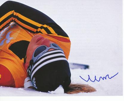 Verena Bentele  Biathlon  Bild original signiert 