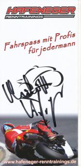 Philipp Hafeneger  Motorrad  Flyer Autogrammkarte original signiert 