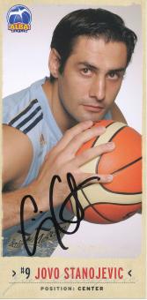 Jovo Stanojevic  Alba Berlin  Basketball  Autogrammkarte original signiert 