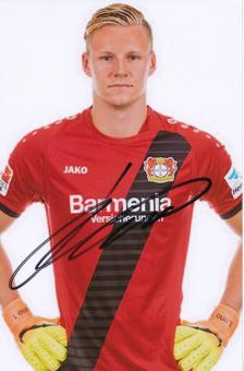 Bernd Leno  Bayer 04 Leverkusen  Fußball Autogramm Foto original signiert 