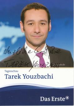 Tarek Youzbachi   ARD  TV Sender Autogrammkarte original signiert 