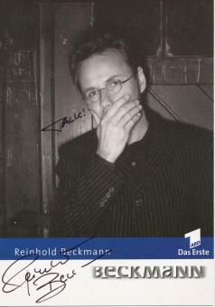 Reinhold Beckmann   ARD  TV Sender Autogrammkarte original signiert 