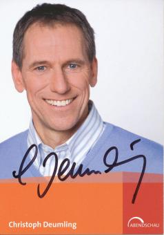 Christoph Deumling  BR   ARD  TV Sender Autogrammkarte original signiert 