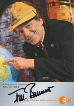 Erwin Pelzig  ZDF  TV Sender Autogrammkarte original signiert 