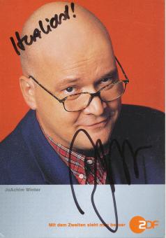 Joachim Winter  ZDF  TV Sender Autogrammkarte original signiert 