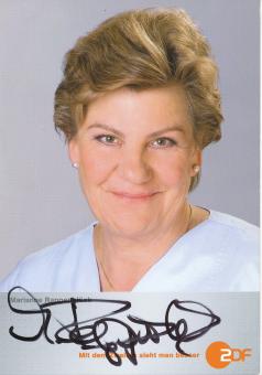 Marianne Rappenglück   ZDF  TV Serien Autogrammkarte original signiert 