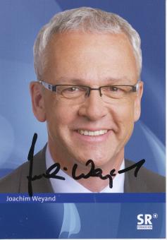 Joachim Weyand   SR  ARD  TV Sender Autogrammkarte original signiert 