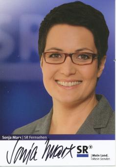 Sonja Marx   SR  ARD  TV Sender Autogrammkarte original signiert 