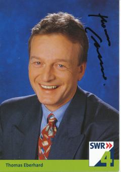 Thomas Eberhard  SWR 4  Radio  Autogrammkarte original signiert 