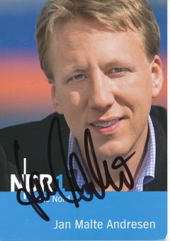 Jan Malte Andresen  NDR  Radio  Autogrammkarte original signiert 