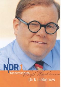 Dirk Liebenow  NDR  Radio  Autogrammkarte original signiert 