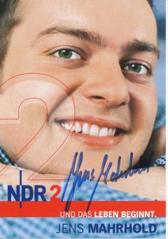 Jens Mahrhold  NDR  Radio  Autogrammkarte original signiert 