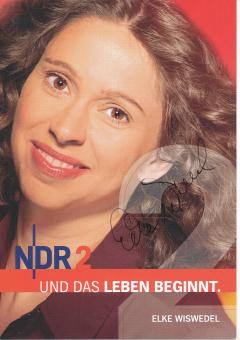 Elke Wiswedel  NDR  Radio  Autogrammkarte original signiert 