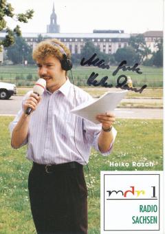Heiko Rasch  MDR  Radio  Autogrammkarte original signiert 