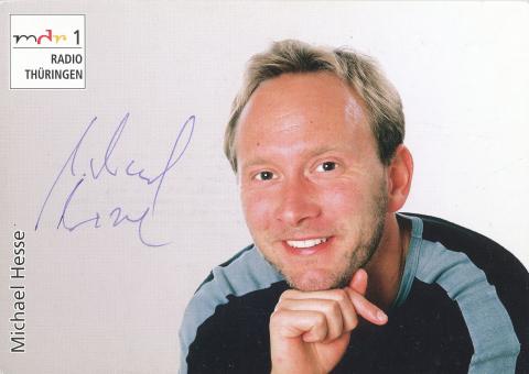 Michael Hesse   MDR  Radio  Autogrammkarte original signiert 