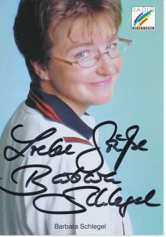 Barbara Schlegel  Radio  Regenbogen Autogrammkarte original signiert 