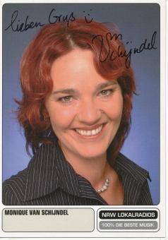 Monique van Schijndel  NRW  Radio  Autogrammkarte original signiert 