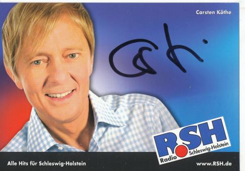 Carsten Köthe  Radio  RSH  Autogrammkarte original signiert 