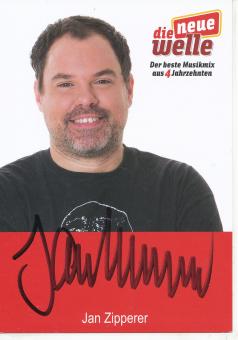 Jan Zipperer  Die neue Welle  Radio  Autogrammkarte original signiert 