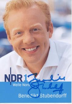 Benedikt Stubendorff  NDR 1   Radio  Autogrammkarte original signiert 