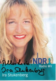 Ira Stukenberg  NDR 1   Radio  Autogrammkarte original signiert 