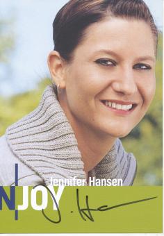 Jennifer Hansen  N Joy  NDR  Radio  Autogrammkarte original signiert 