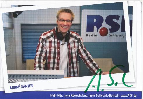 Andre Santen   RSH  Radio  Autogrammkarte original signiert 