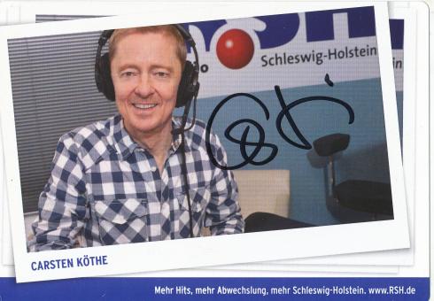 Carsten Köthe   RSH  Radio  Autogrammkarte original signiert 