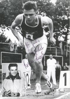 Lothar Knörzer  Leichtathletik  Autogrammkarte original signiert 