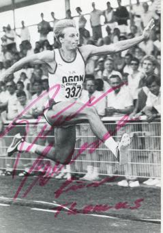 Peter Bouschen  Leichtathletik  Autogrammkarte original signiert 