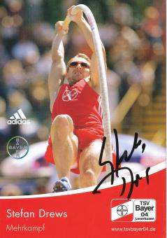 Stefan Drews  Leichtathletik  Autogrammkarte original signiert 