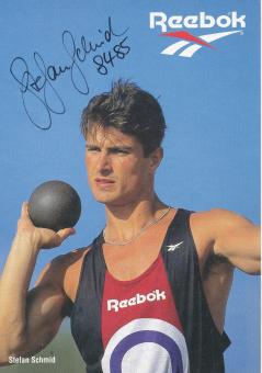 Stefan Schmid  Leichtathletik  Autogrammkarte original signiert 
