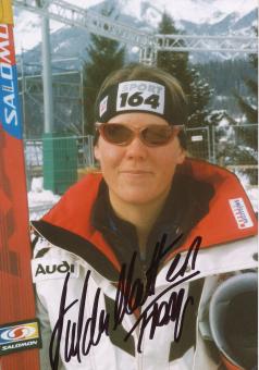 Fränzi Aufdenblatten  Ski Alpin Autogramm 13x18 cm Foto original signiert 
