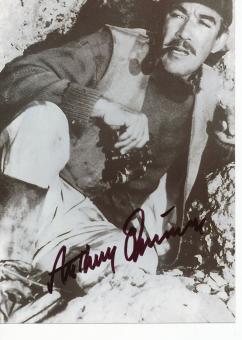 Antony Quinn † 2001  Film &  TV  Autogramm Foto original signiert 