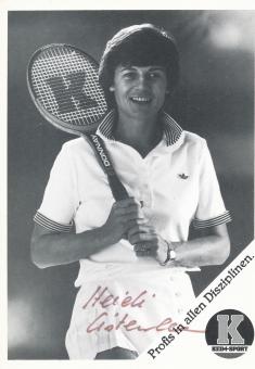 Heidi Eisterlehner  Tennis Autogrammkarte original signiert 