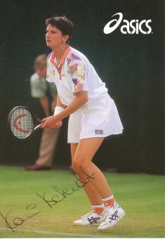 Karin Gschwendt  Tennis Autogrammkarte original signiert 