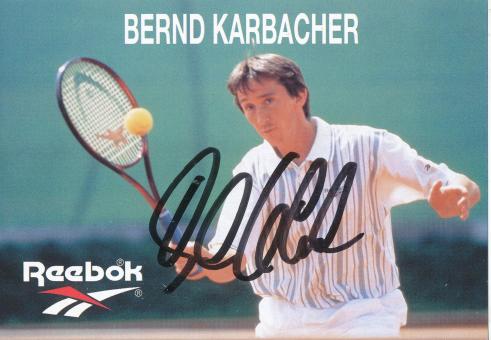 Bernd Karbacher  Tennis Autogrammkarte original signiert 