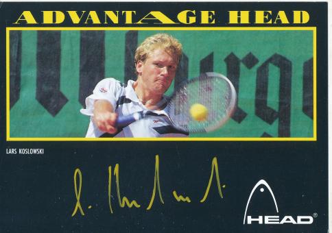 Lars Koslowski  Tennis Autogrammkarte original signiert 