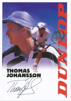 Thomas Schweden  Schweden  Tennis Autogrammkarte original signiert 