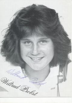 Wiltrud Probst  Tennis Autogrammkarte original signiert 