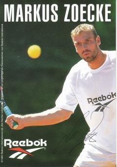 Markus Zoecke   Tennis Autogrammkarte original signiert 