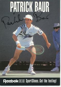 Patrick Baur  Tennis Autogrammkarte original signiert 