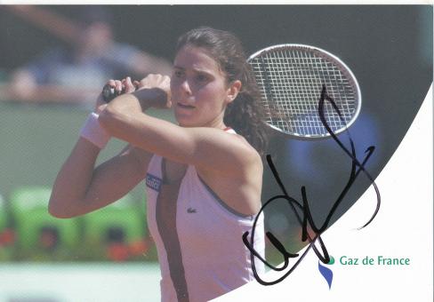 Nathalie Dechy  Frankreich  Tennis Autogrammkarte original signiert 