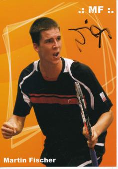 Martin Fischer  Österreich  Tennis Autogrammkarte original signiert 