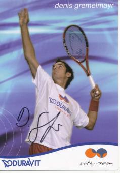 Denis Gremelmayr  Tennis Autogrammkarte original signiert 