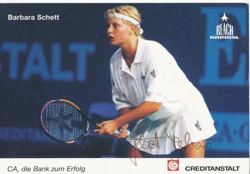 Barbara Schett  Österreich  Tennis Autogrammkarte original signiert 
