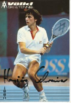 Hansjörg Schwaier  Tennis Autogrammkarte original signiert 