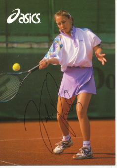 Heike Rusch  Tennis Autogrammkarte original signiert 