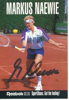 Marcus Naewie  Tennis Autogrammkarte original signiert 