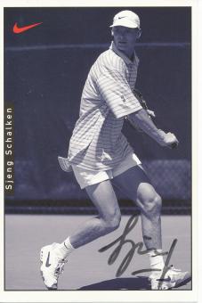 Sjeng Schalken  Holland  Tennis Autogrammkarte original signiert 
